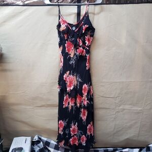 Vintage Y2K Floral Beaded Dress Maxi